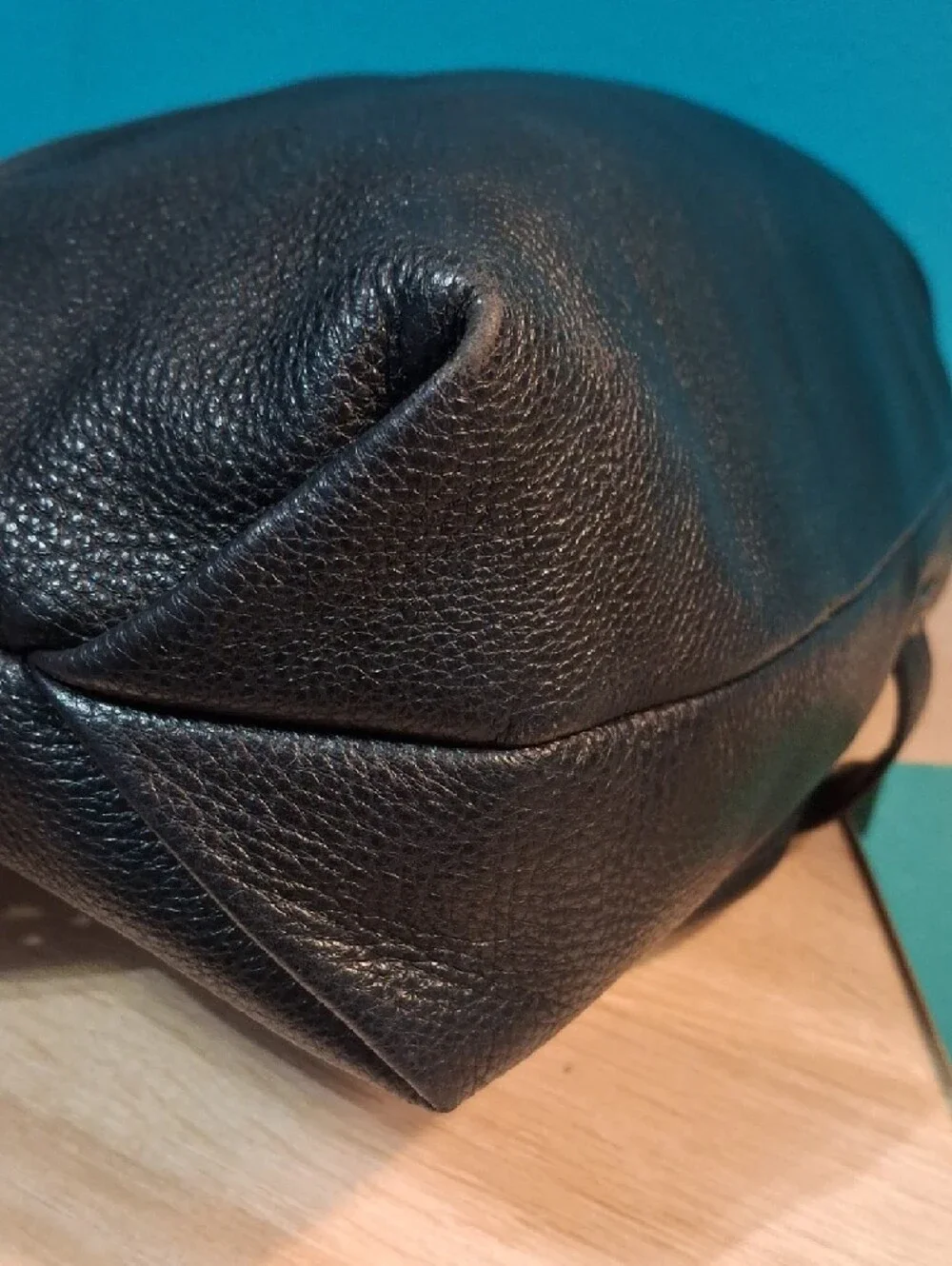 Michael Kors Fulton Black Pebbled Leather Hobo with Gold Hardware